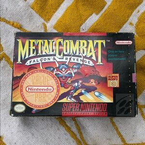 SNES metal Combat Falcon’s Revenge Super Nintendo